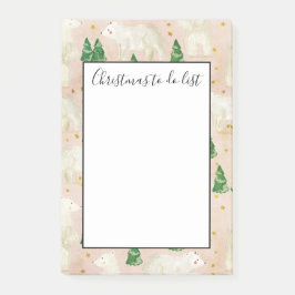 Notas Post-it® Navidades Cuidados Polar Lleva Xmas Para Hacer La 