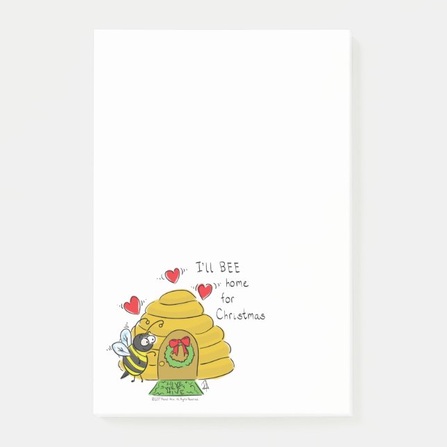 Notas Post-it® Navidades curos se divierten con Personalizado nav (Anverso)