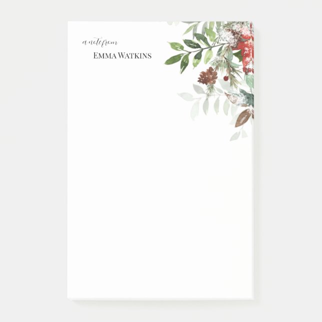 Notas Post-it® Navidades de profesores personalizados (Anverso)