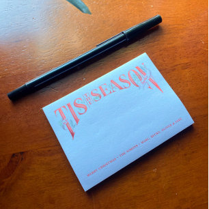 Notas Post-it® Navidades De Temporada Con Cartas Mano