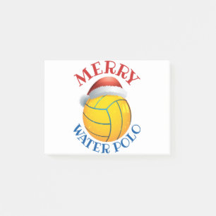 Notas Post-it® Navidades de waterpolo con gorro