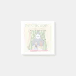 Notas Post-it® Navidades desean navidades infantiles y gatos gato