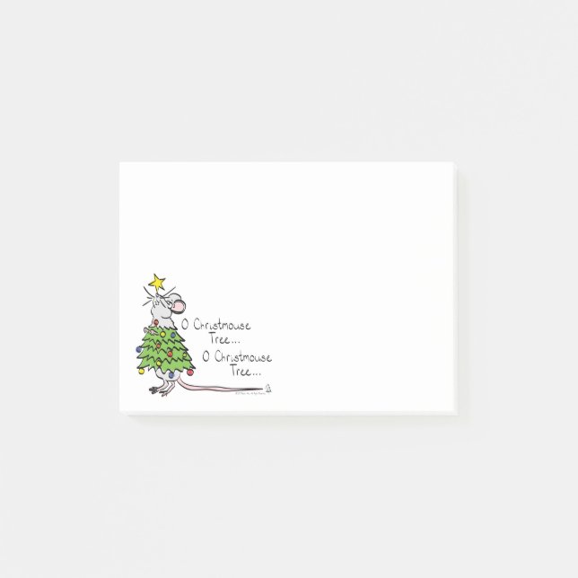 Notas Post-it® Navidades divertidos adornan el Personalizado del  (Anverso)