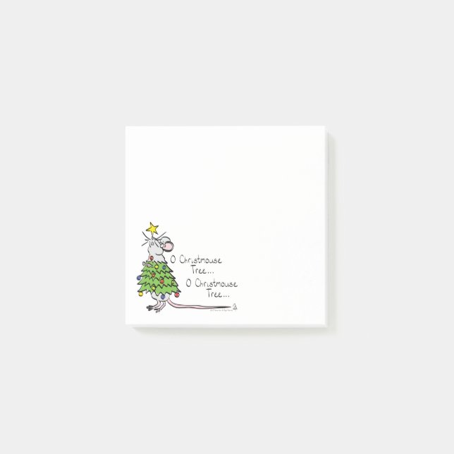 Notas Post-it® Navidades divertidos adornan el Personalizado del  (Anverso)