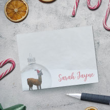 Navidades divertidos de la nieve de Llama de Invie