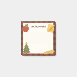 Notas Post-it® Navidades docentes Holiday Sticky Post-It Notes