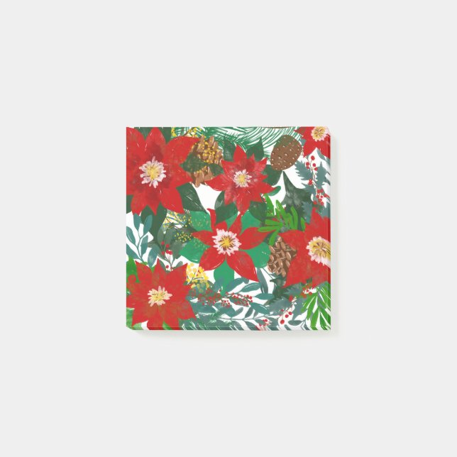 Notas Post-it® Navidades Floral Leaf Art (Anverso)