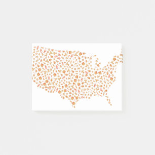 Notas Post-it® Navidades Gingerbread América