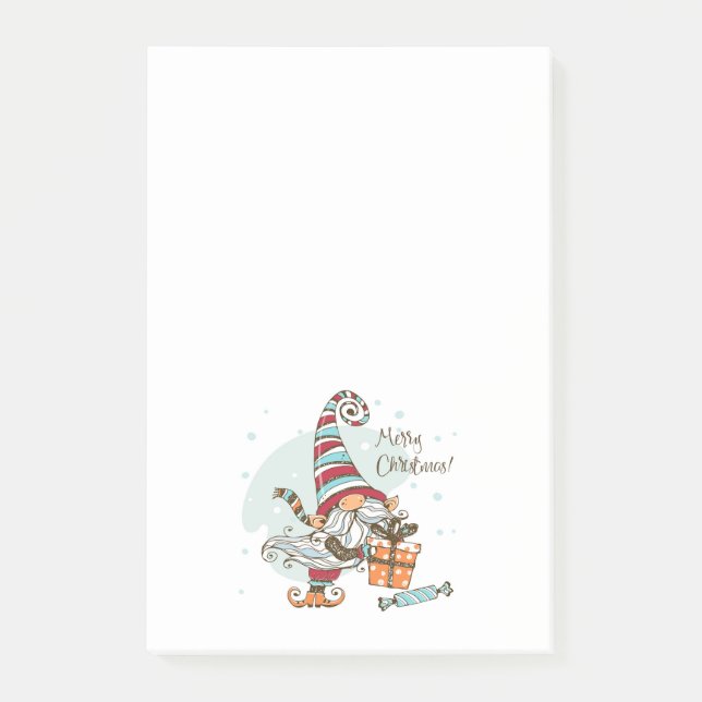 Notas Post-it® Navidades Gnome (Anverso)