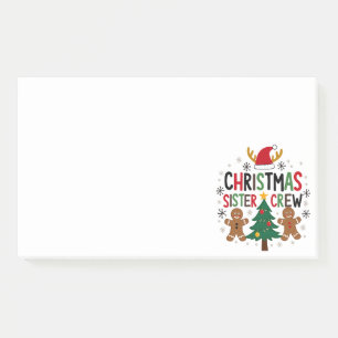 Notas Post-it® Navidades Hermanas de la Tripulación Festividad de