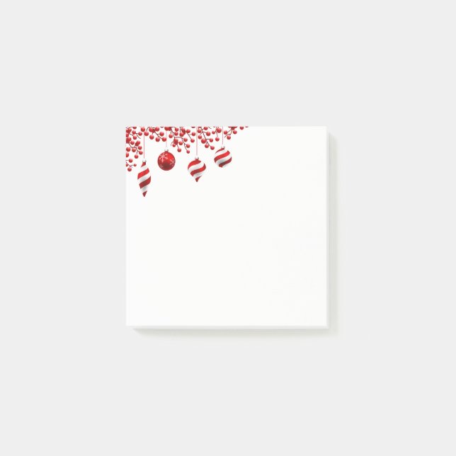 Notas Post-it® Navidades Holiday Post It Notes (Anverso)