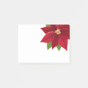 Notas Post-it® Navidades Poinsettia