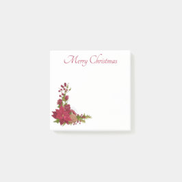 Notas Post-it® Navidades Poinsettia Post-It Notes