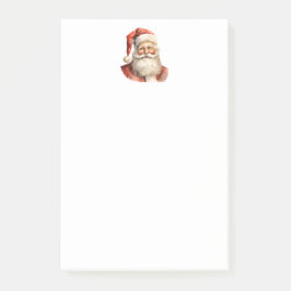 Notas Post-it® Navidades Retro Santa Claus