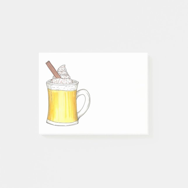 Notas Post-it® Navidades saludan los mensajes del huevo de boga d (Anverso)