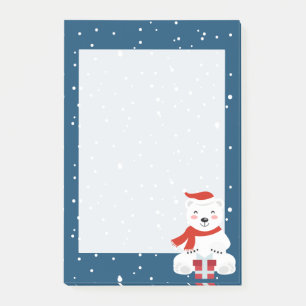 Notas Post-it® Navidades Snowbear