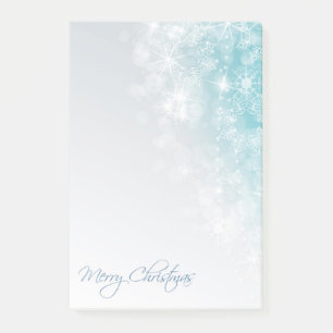 Notas Post-it® Navidades Snowflakes