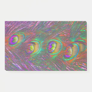 Notas Post-it® Navidades Tinsel Peacock Feathers