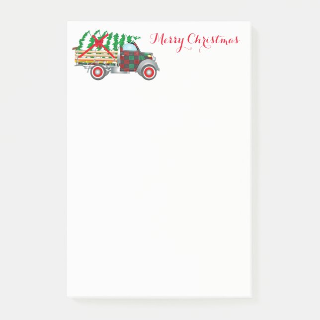 Notas Post-it® Navidades Truck Post-it-Notes (Anverso)