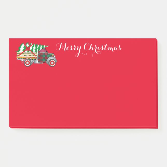 Notas Post-it® Navidades Truck Post-it-Notes (Anverso)