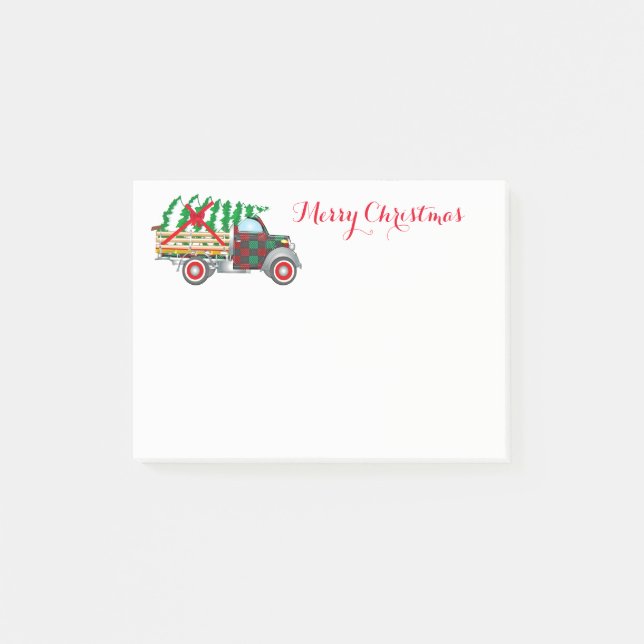 Notas Post-it® Navidades Truck Post-it-Notes (Anverso)