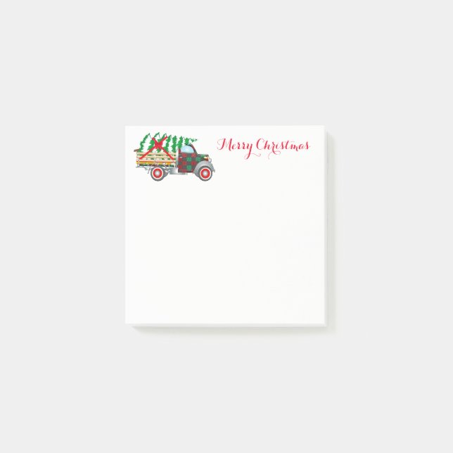 Notas Post-it® Navidades Truck Post-it-Notes (Anverso)