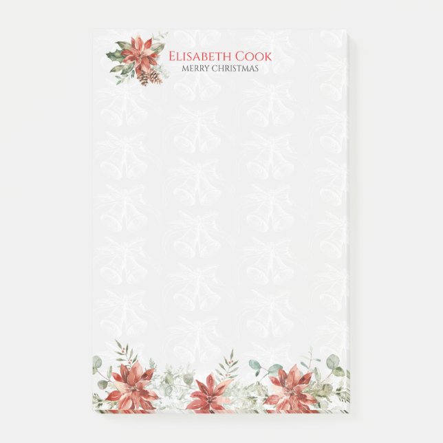 Notas Post-it® Navidades y flores (Anverso)