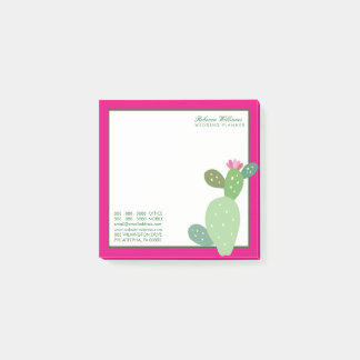 Notas Post-it® Negocio | Cactus acuarela