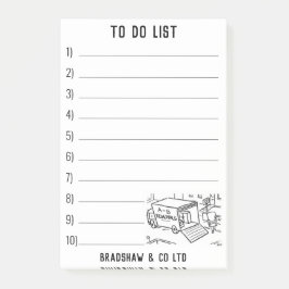 Notas Post-it® Negocio de eliminación de movimientos de casa