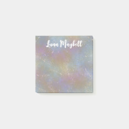 Notas Post-it® Negocio holográfico del arco iris