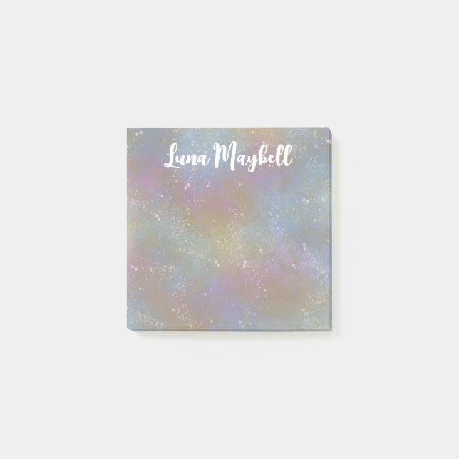 Notas Post-it® Negocio holográfico del arco iris (Anverso)