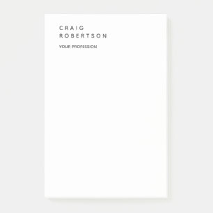 Notas Post-it® Negocio moderno y minimalista
