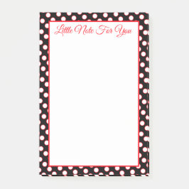 Notas Post-it® Negro rojo y blanco