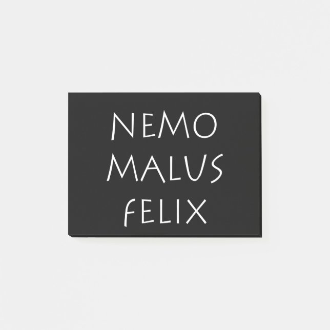 Notas Post-it® Nemo malus felix (Anverso)