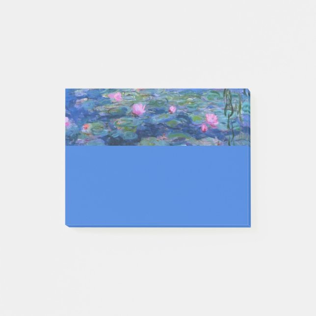 Notas Post-it® Nenúfares de Monet (Anverso)