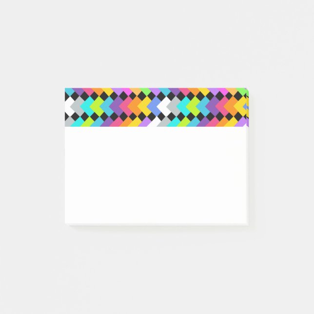 Notas Post-it® Neon Diamonds (Anverso)