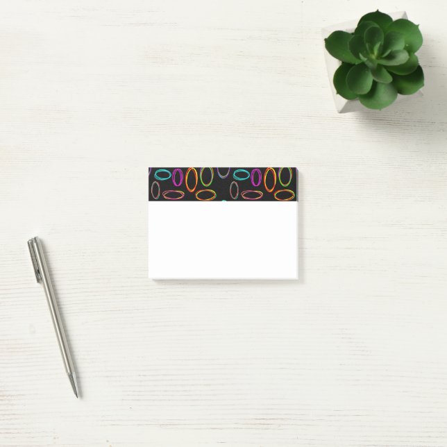Notas Post-it® Neon Ovals (Oficina)