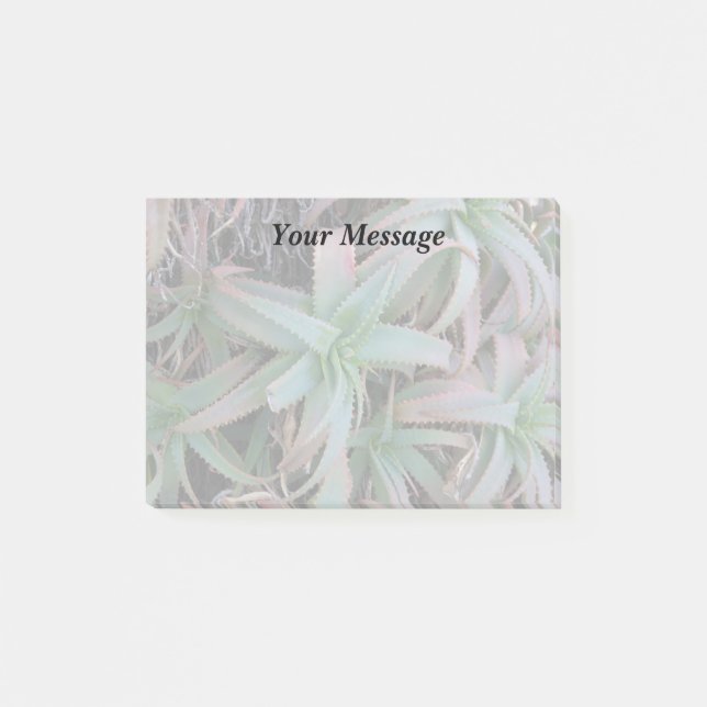 Notas Post-it® Nevada succulantes (Anverso)