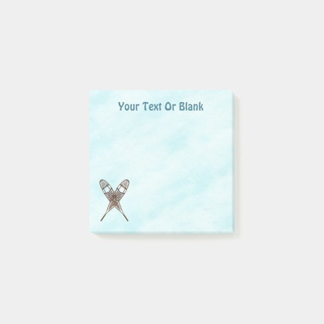 Notas Post-it® Nieves En Nieve (Anverso)