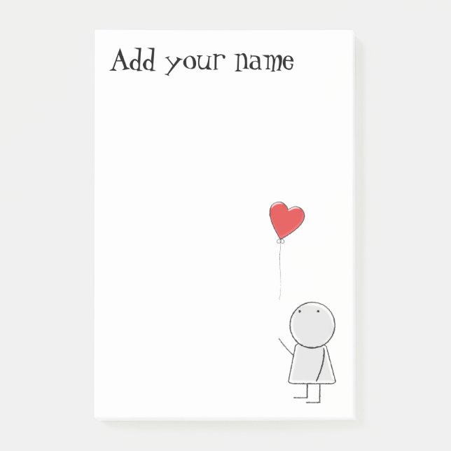 Notas Post-it® Niño de amor (Anverso)