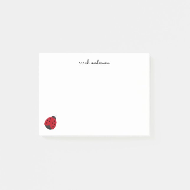 Notas Post-it® Niños con parásitos de liga personalizados (Anverso)