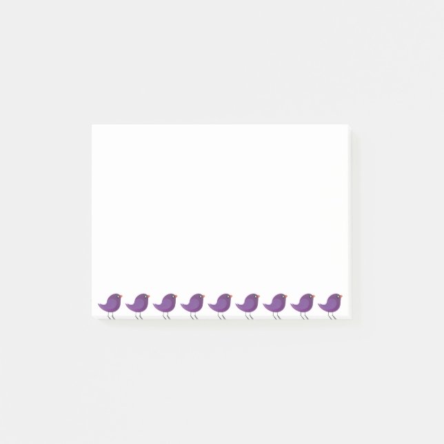 Notas Post-it® Niños pajarito lindo (Anverso)