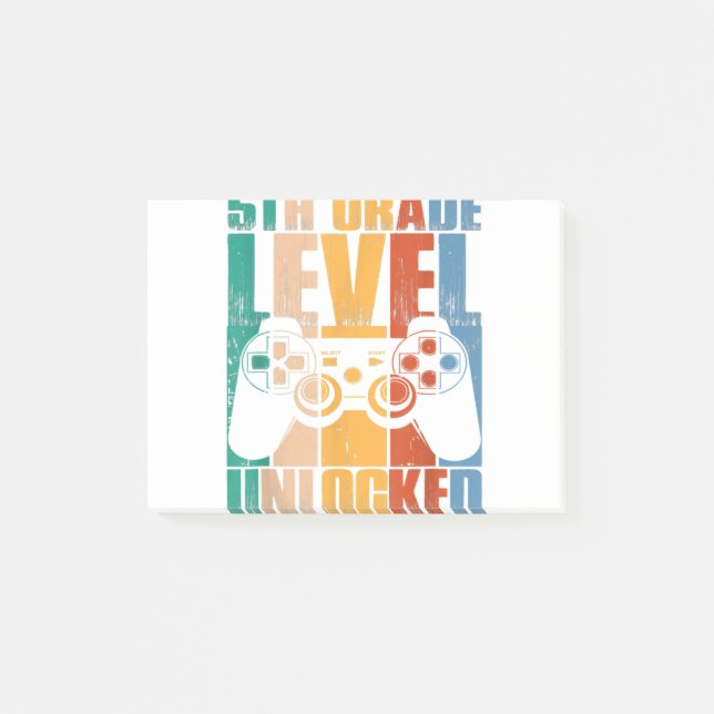 Notas Post-it® Nivel de 5to Grado Desbloqueado Juego de Regreso a (Anverso)