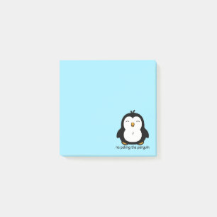 Notas Post-it® No Hay Que Sortear El Pingüino Azul