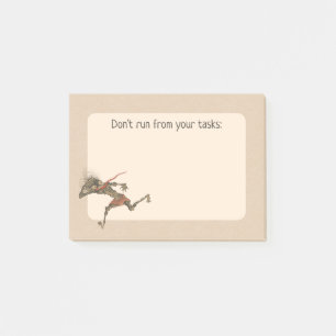Notas Post-it® No huyas de tus tareas: Yokai japonés vintage