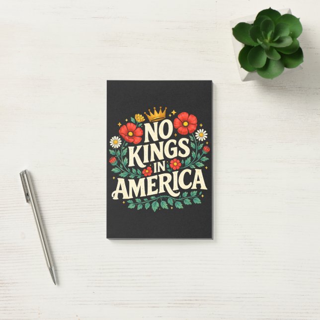 Notas Post-it® No Kings América (Oficina)