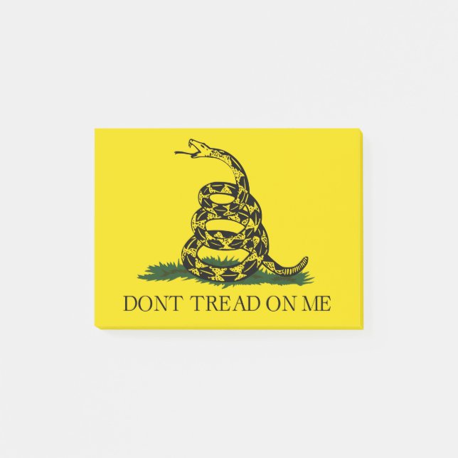 Notas Post-it® No me enseñes la bandera de Gadsden (Anverso)