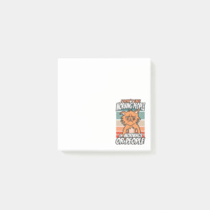 Notas Post-it® No me gusta la gente de la mañana, de la mañana o