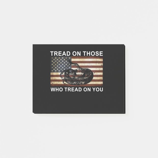 Notas Post-it® no me pises (Anverso)