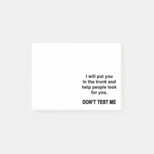 Notas Post-it® No Me Tientes